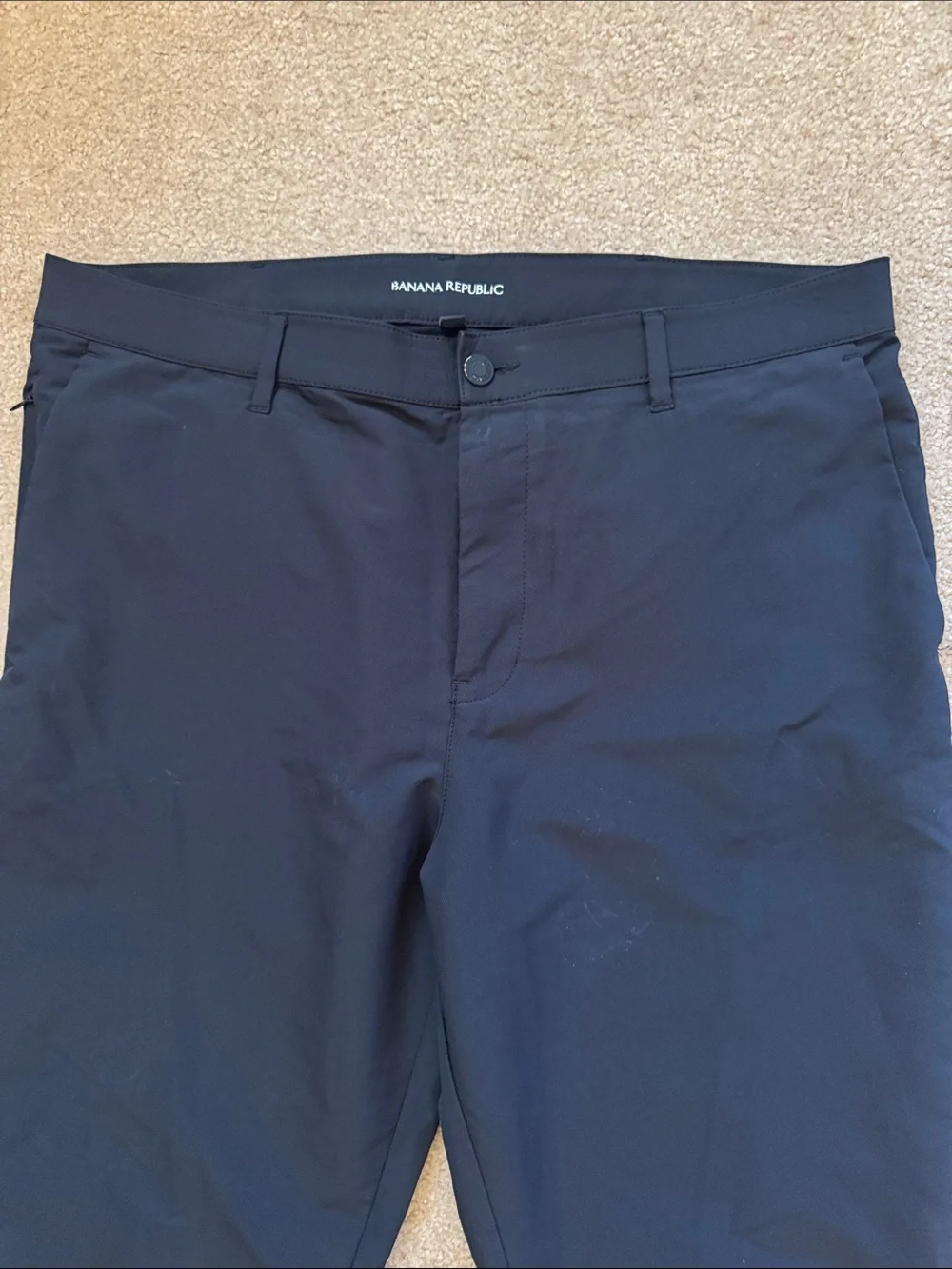 Banana Republic Men's Black Performance dress pants